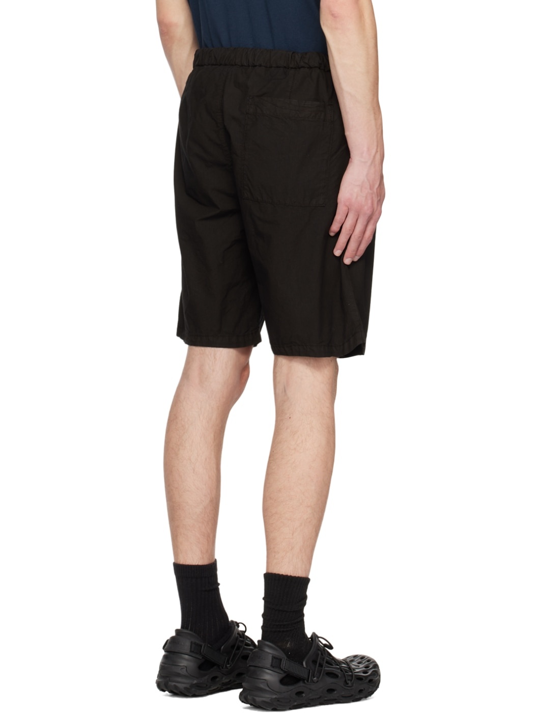 Black Aaren Typewriter Shorts - 3