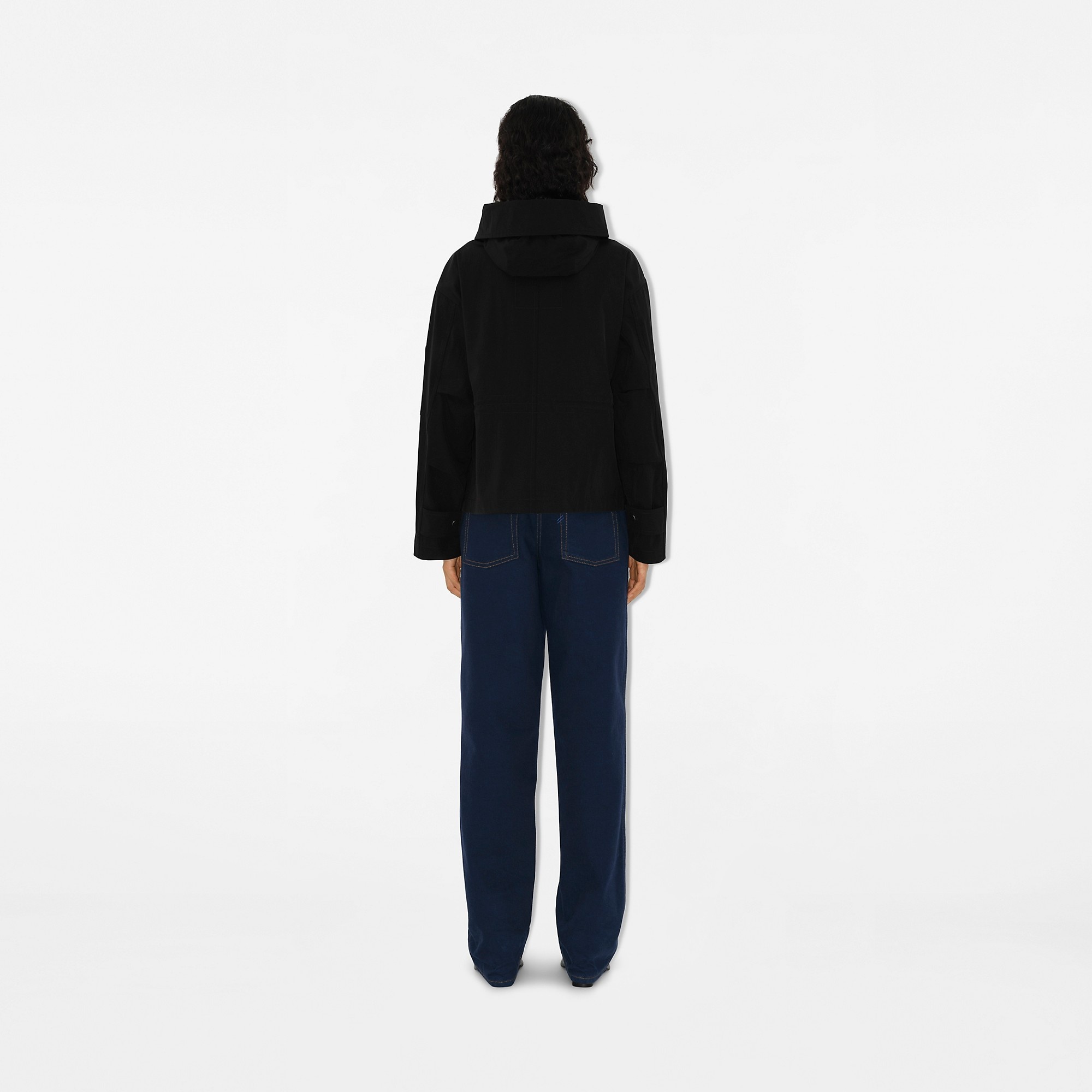 Short Nylon Cotton Parka - 4