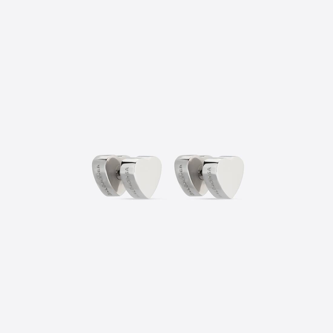 Girl Stud Earrings in Silver - 2