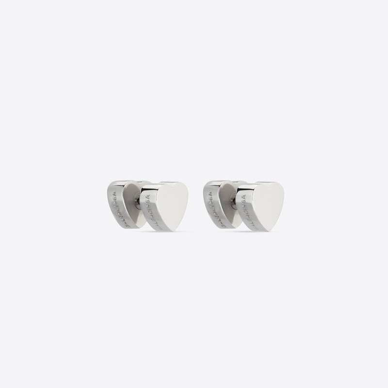 BALENCIAGA Girl Stud Earrings in Silver outlook
