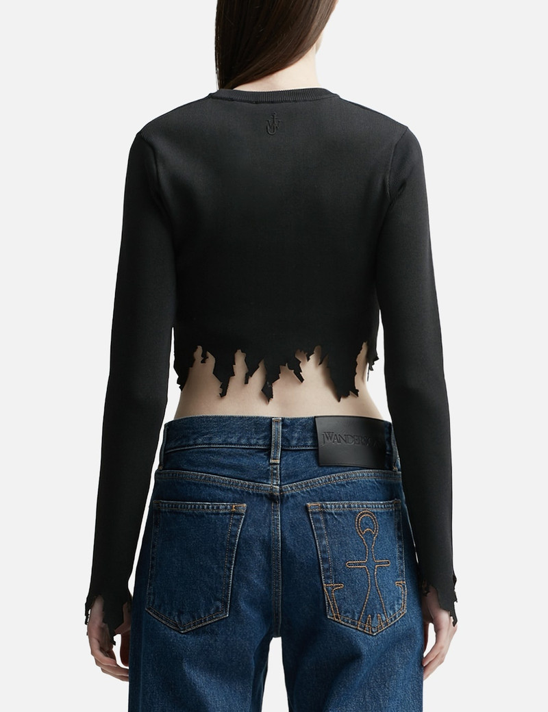 LASERCUT LONG SLEEVES CROP TOP 3
