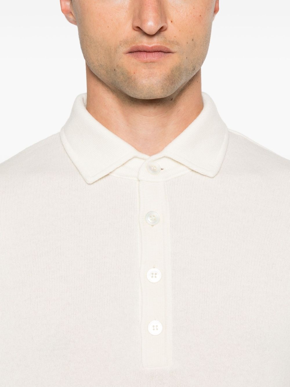 cashmere polo sweater - 5