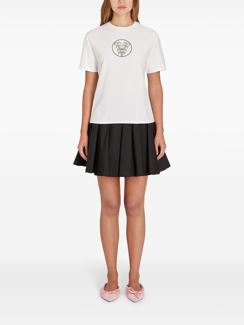 GIAMBATTISTA VALLI embroidered logo t-shirt outlook