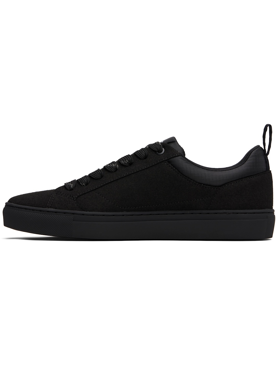 Black Logo Patch Sneakers - 3