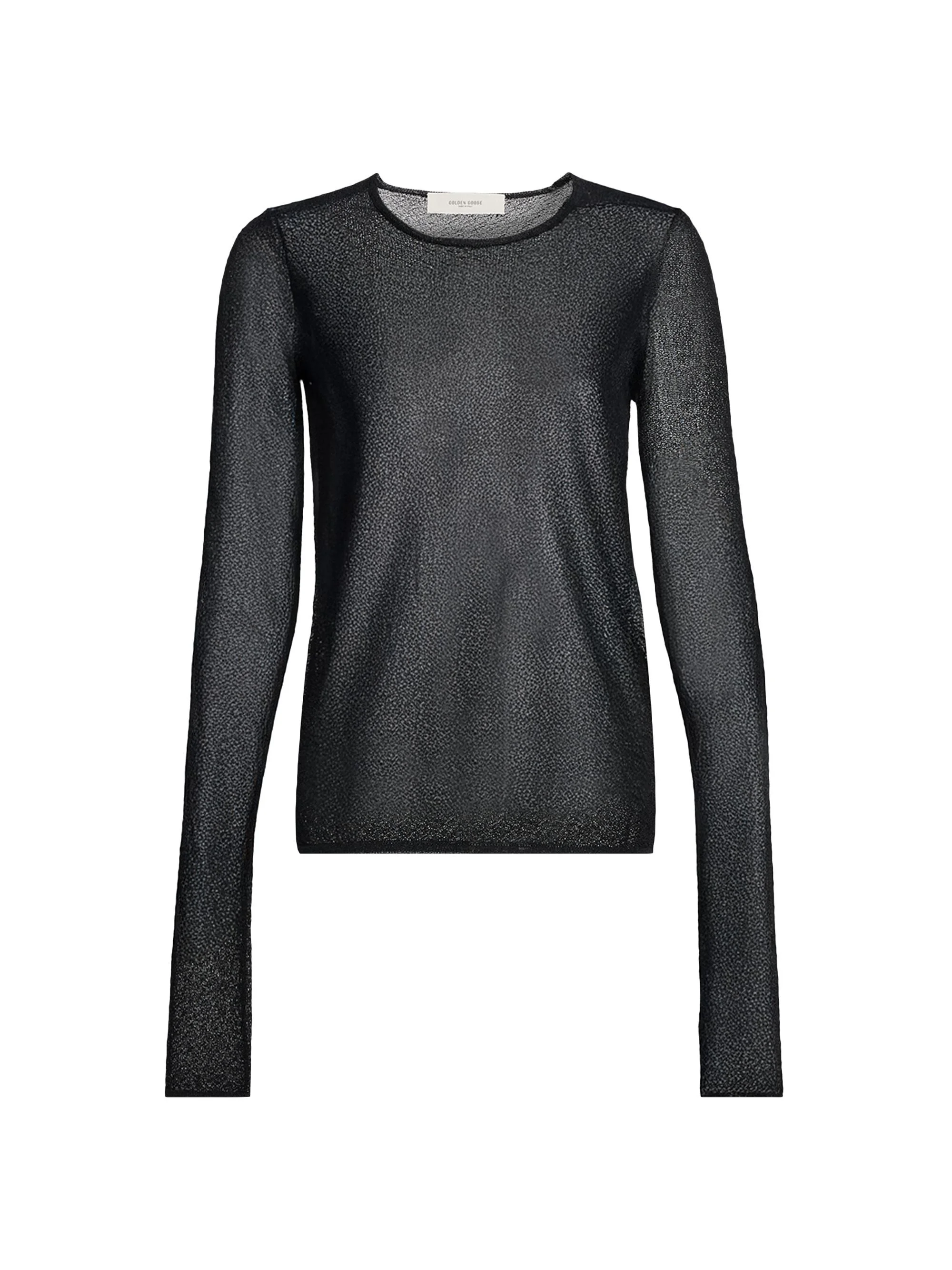 Women's Journey Nella Slim Semi-Sheer Top - Black - 1