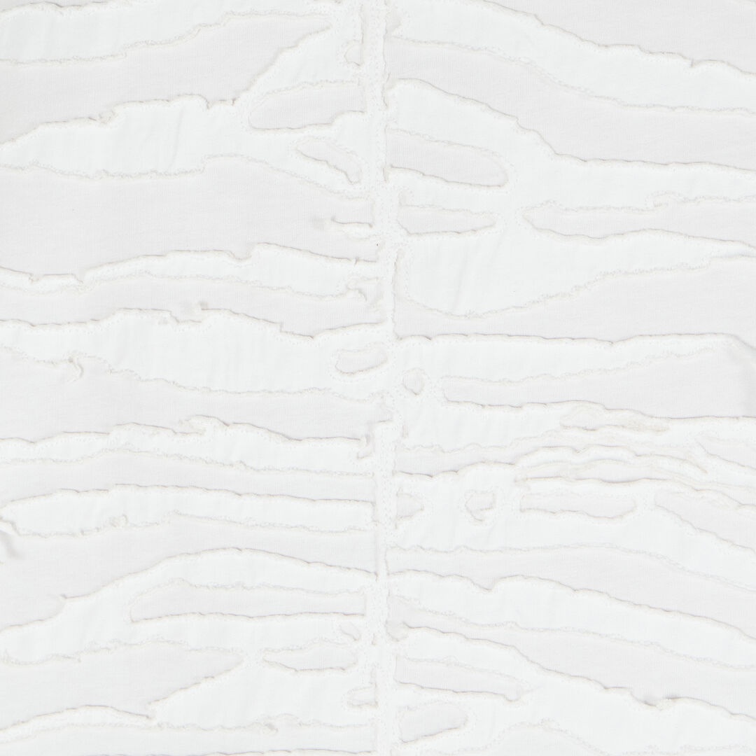 T-Shirt With Textured Zebra Pattern - 5