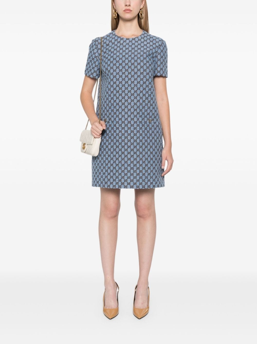 GG Shadow bouclé mini dress - 2