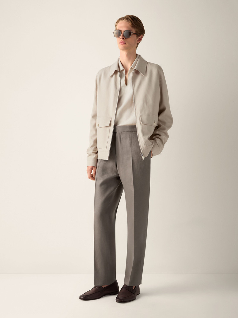 ZEGNA OASI LINO BLOUSON outlook