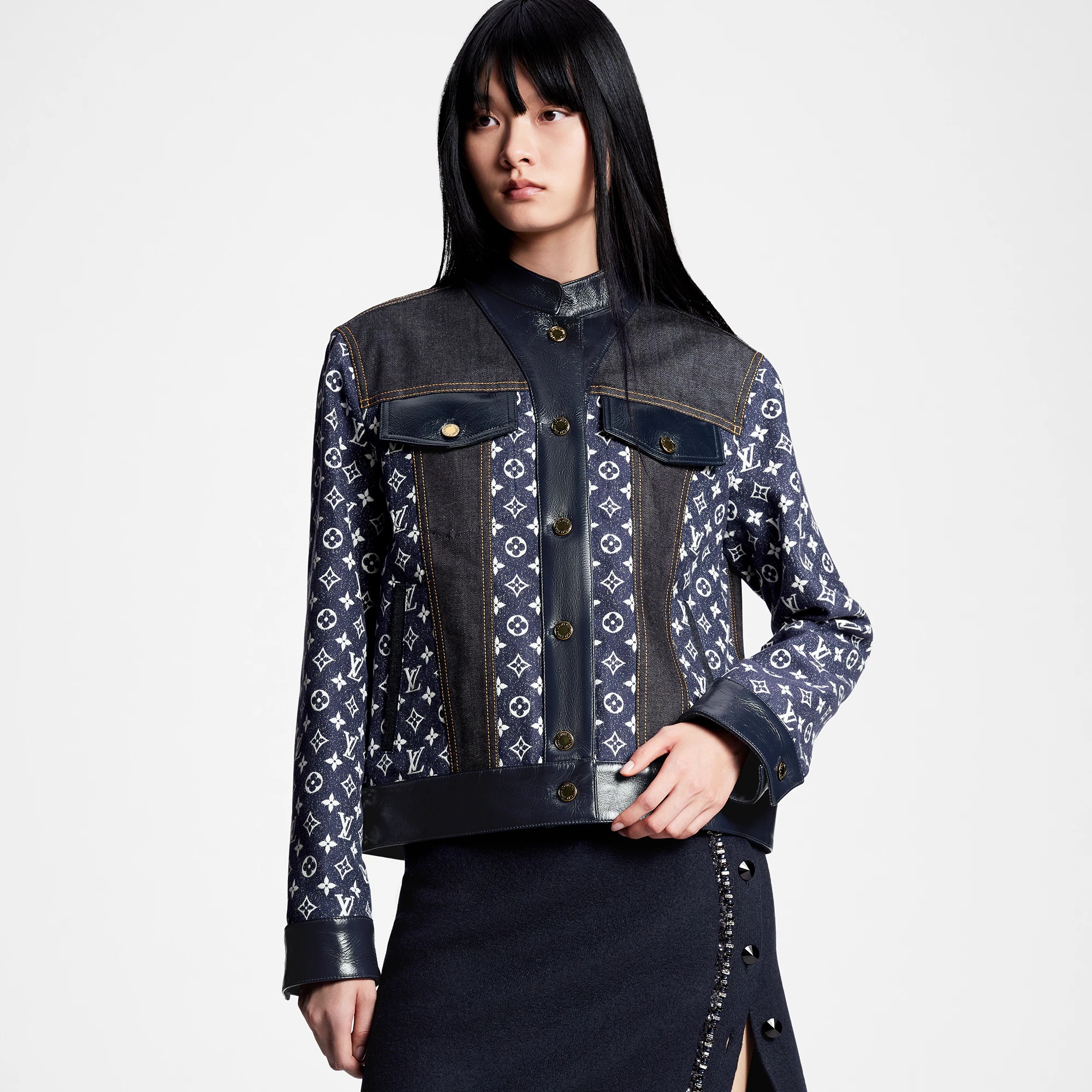 Monogram Denim Jacket - 5