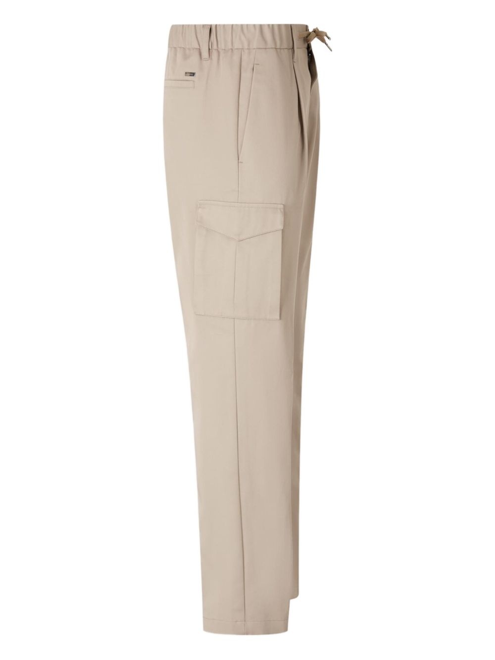 pleated cargo trousers - 3