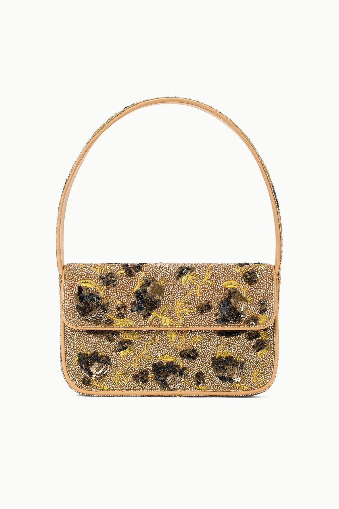 STAUD TOMMY BEADED BAG VINTAGE FLORAL - 1
