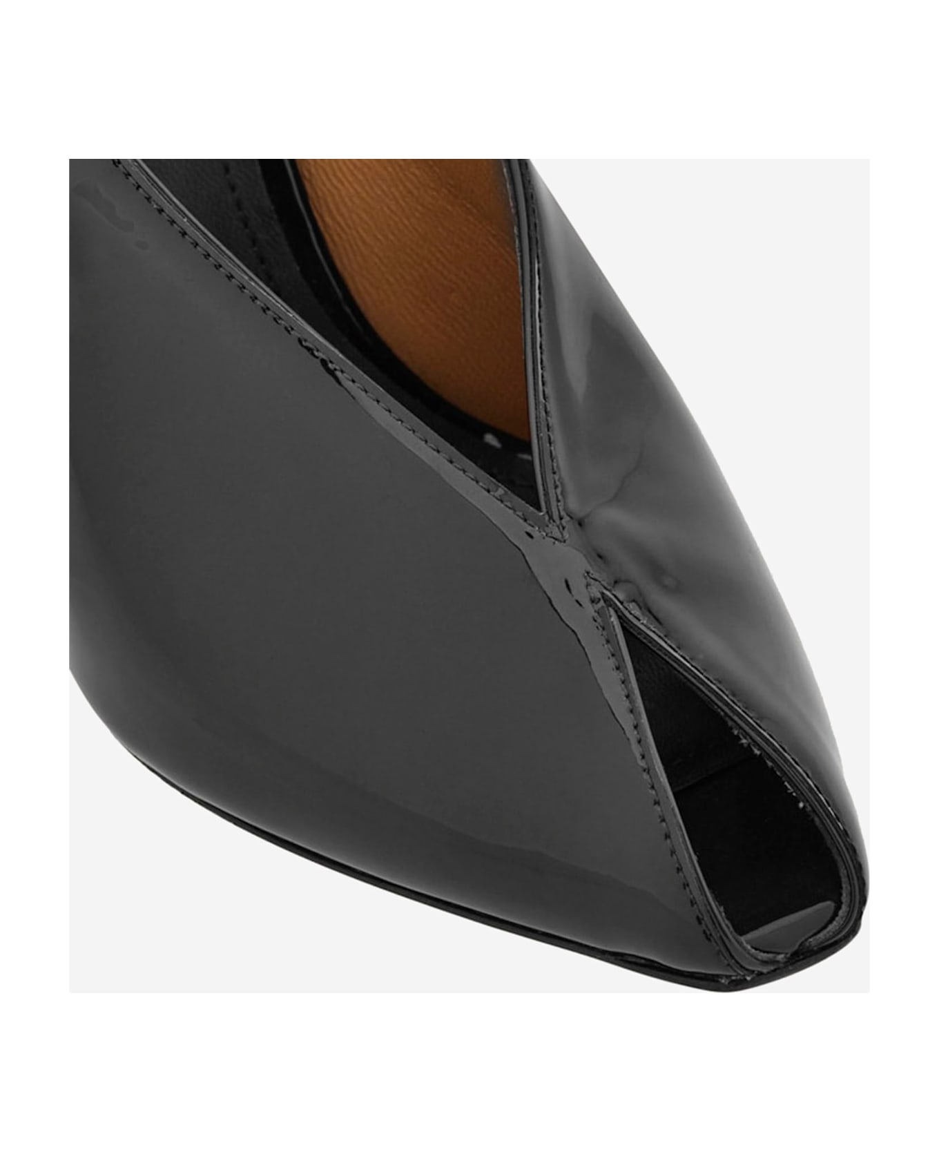 Peep Toe Wedge Sandals - 5