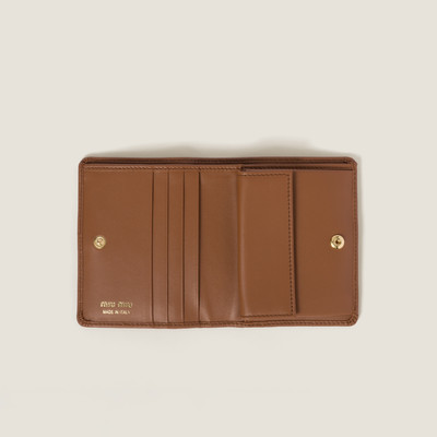 Miu Miu Small leather wallet outlook