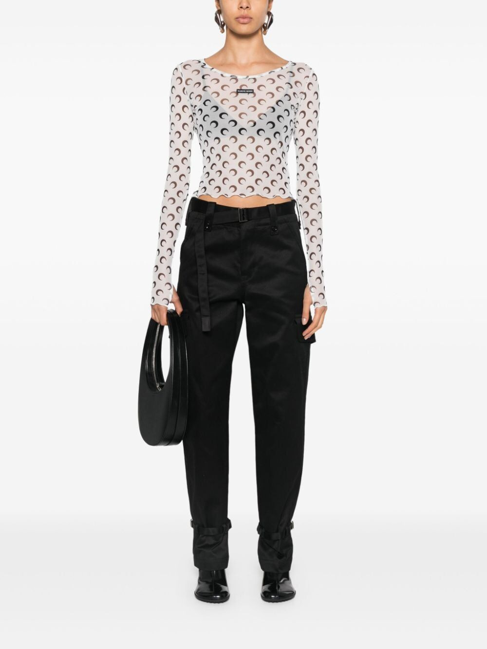 Sacai Women Cotton Chino Pants - 5