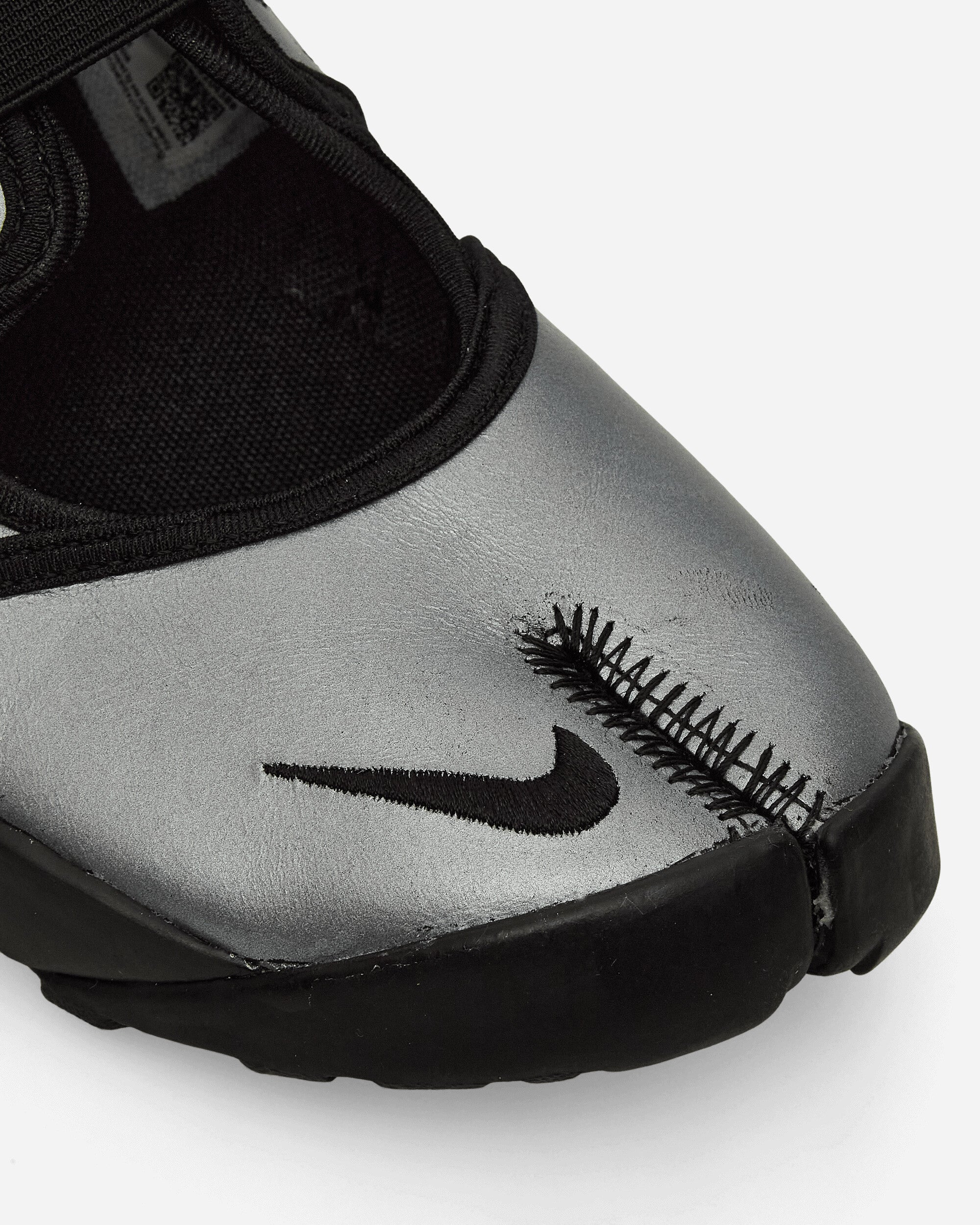 Women's Air Rift Leather Sandals Metallic Silver / Black - 6