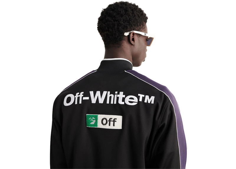 Off-White OFF-WHITE Multilogo Slim Tracktop Black outlook
