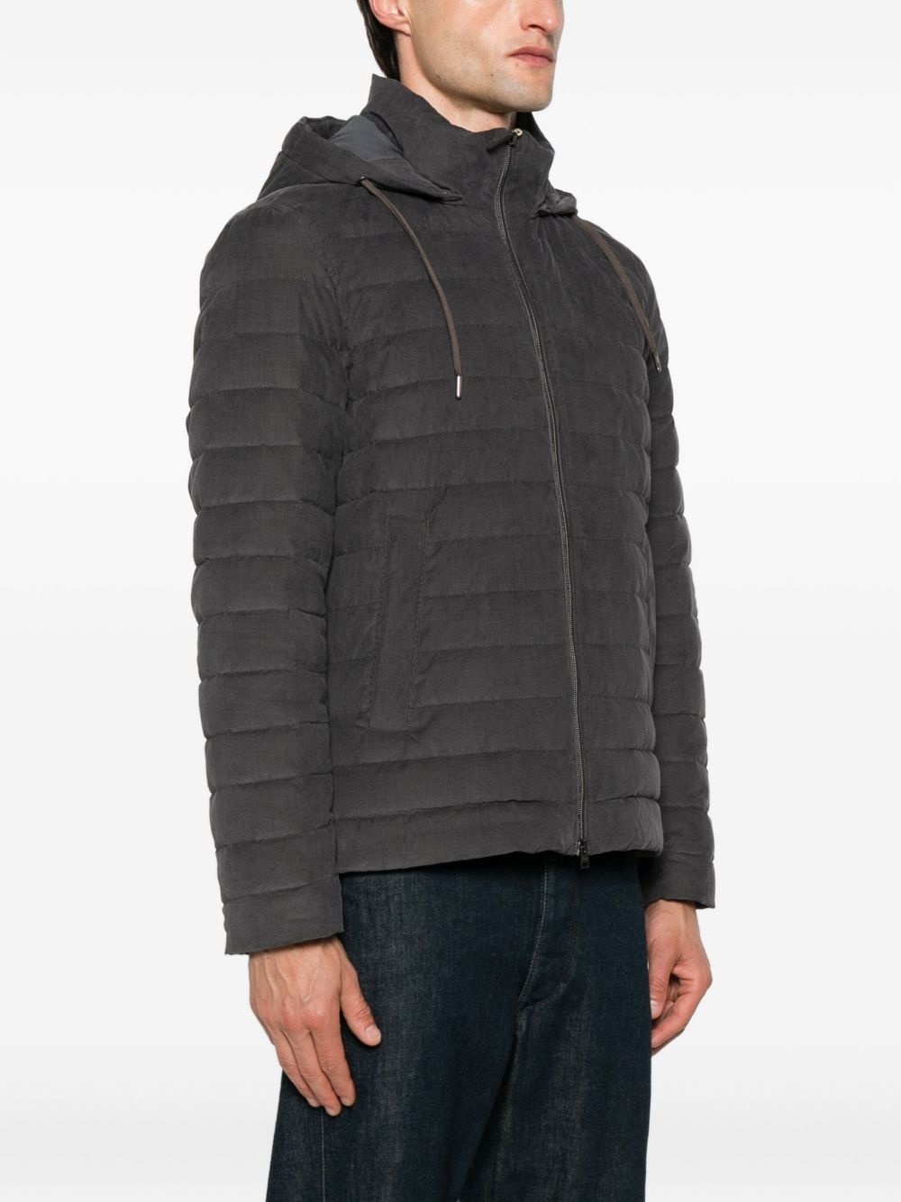 quilted hooded jacket - 3