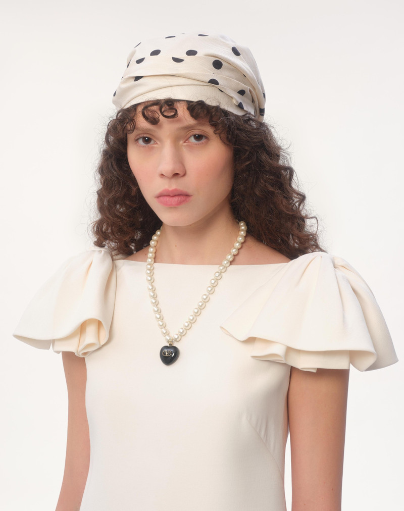 Valentino COEUR ROYAL NECKLACE IN METAL, ENAMEL AND BEADS outlook