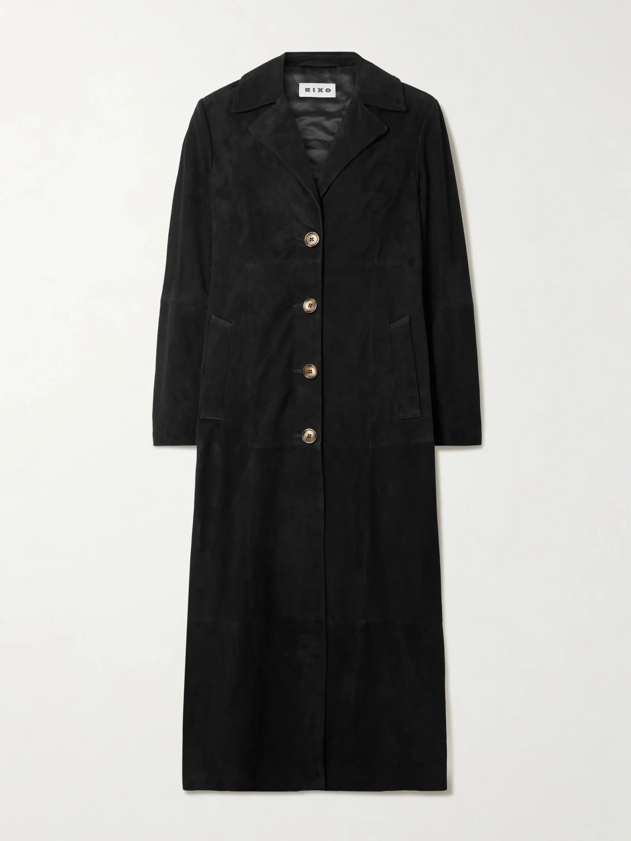 Astraea Paneled Suede Coat - 1