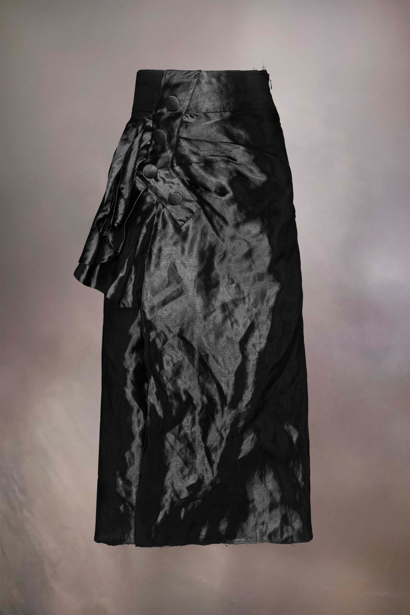 Metal silk skirt 1