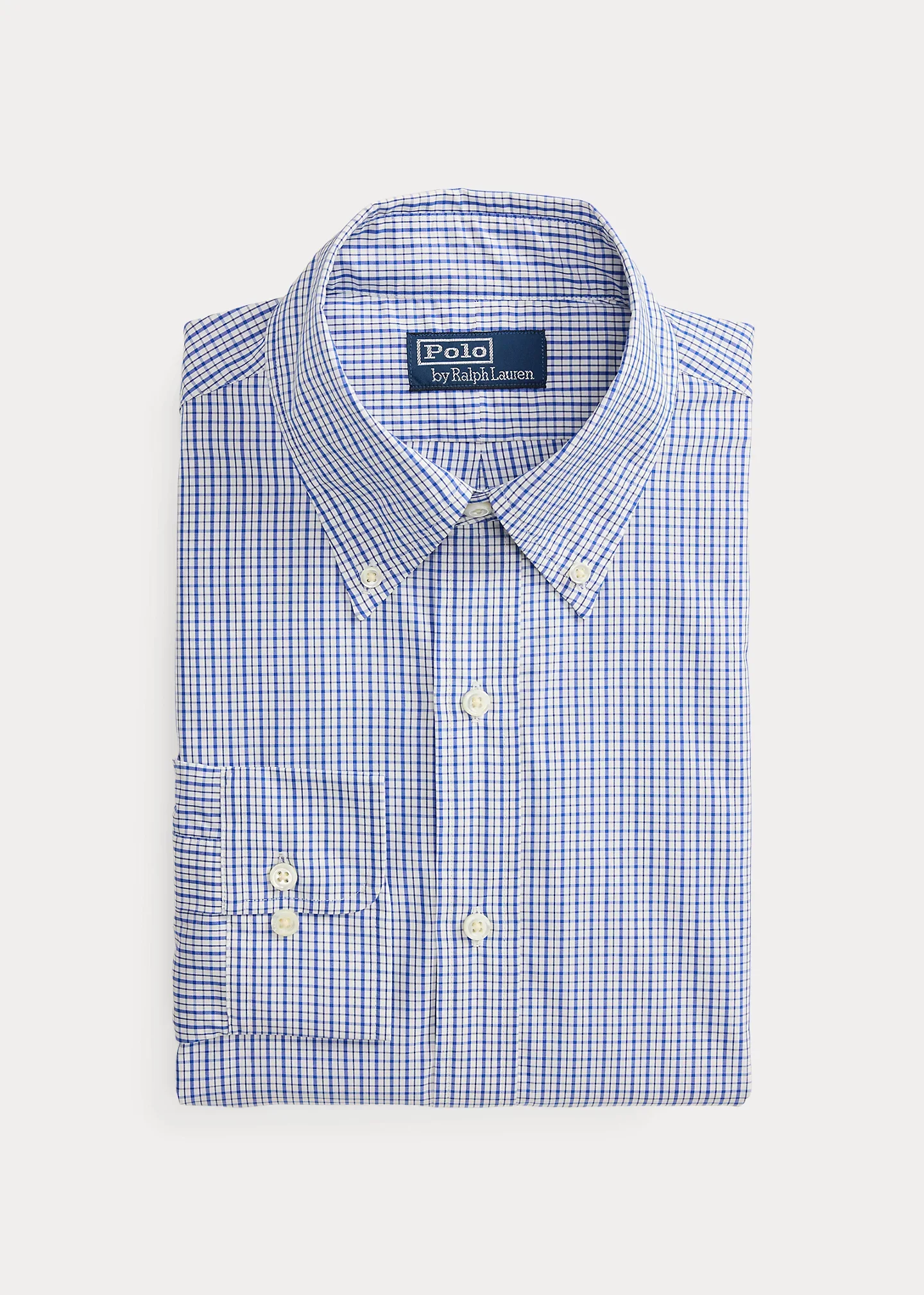 Custom Fit Checked Poplin Shirt - 1