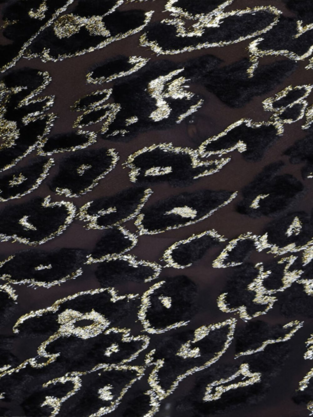 lace-trimmed leopard-pattern mini dress - 5