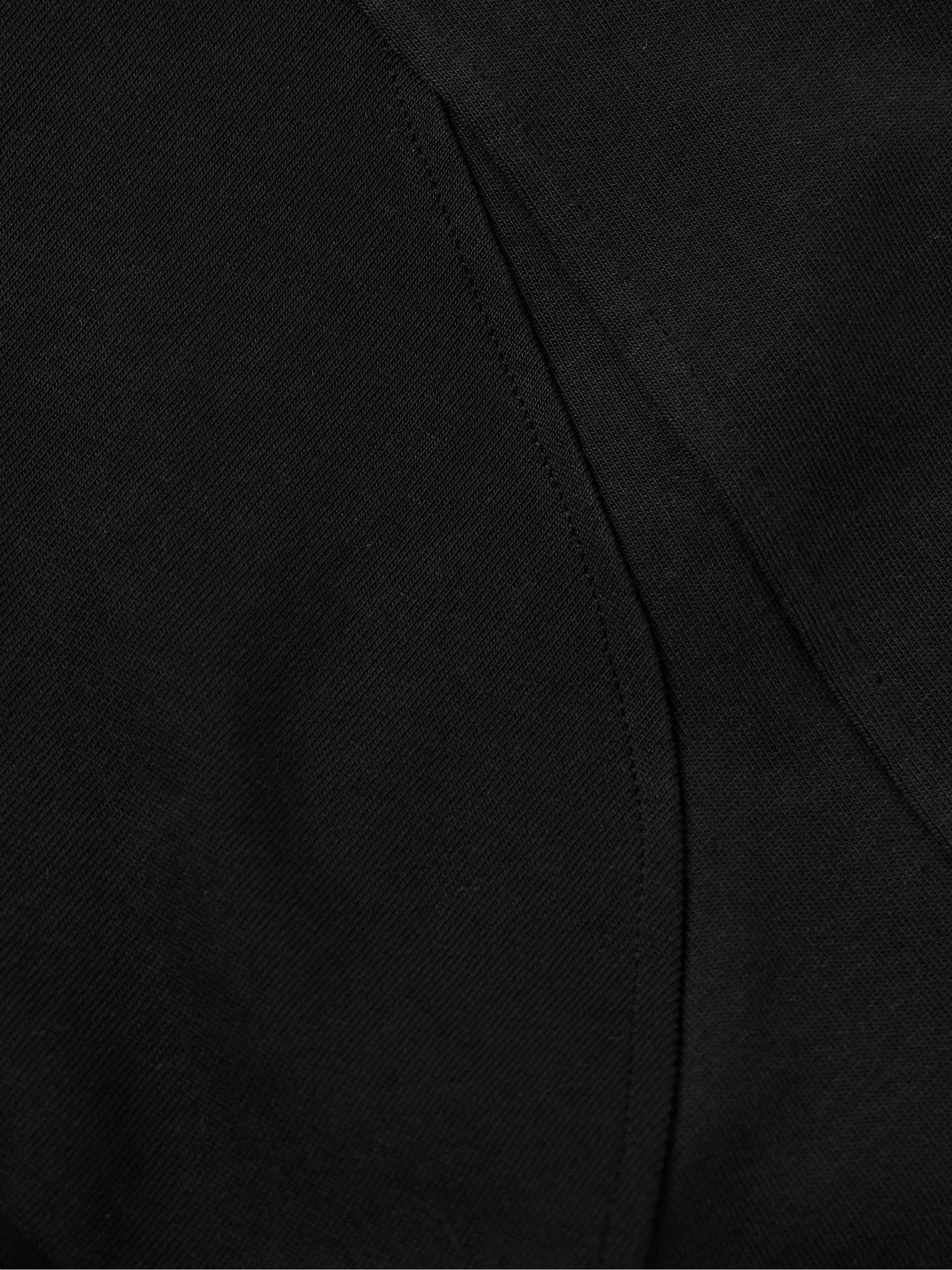 Panelled Organic Cotton-Jersey T-Shirt - 4