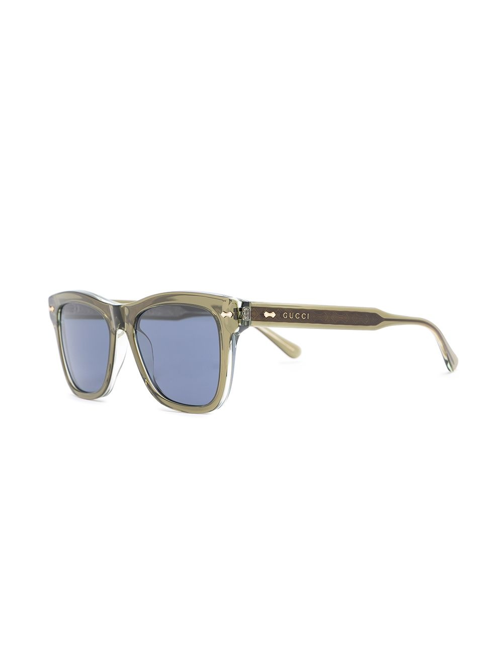 square-frame tinted sunglasses - 2