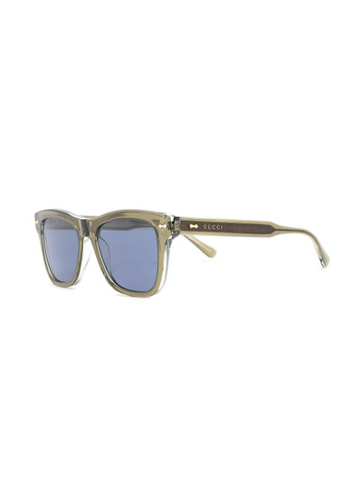 GUCCI square-frame tinted sunglasses outlook