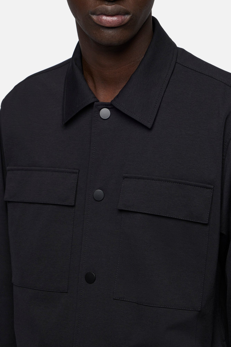 OVERSHIRT in Luxe Performance Knit Black 4