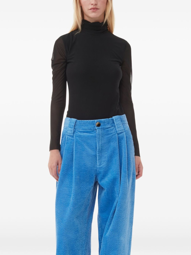 pleated corduroy trousers 5