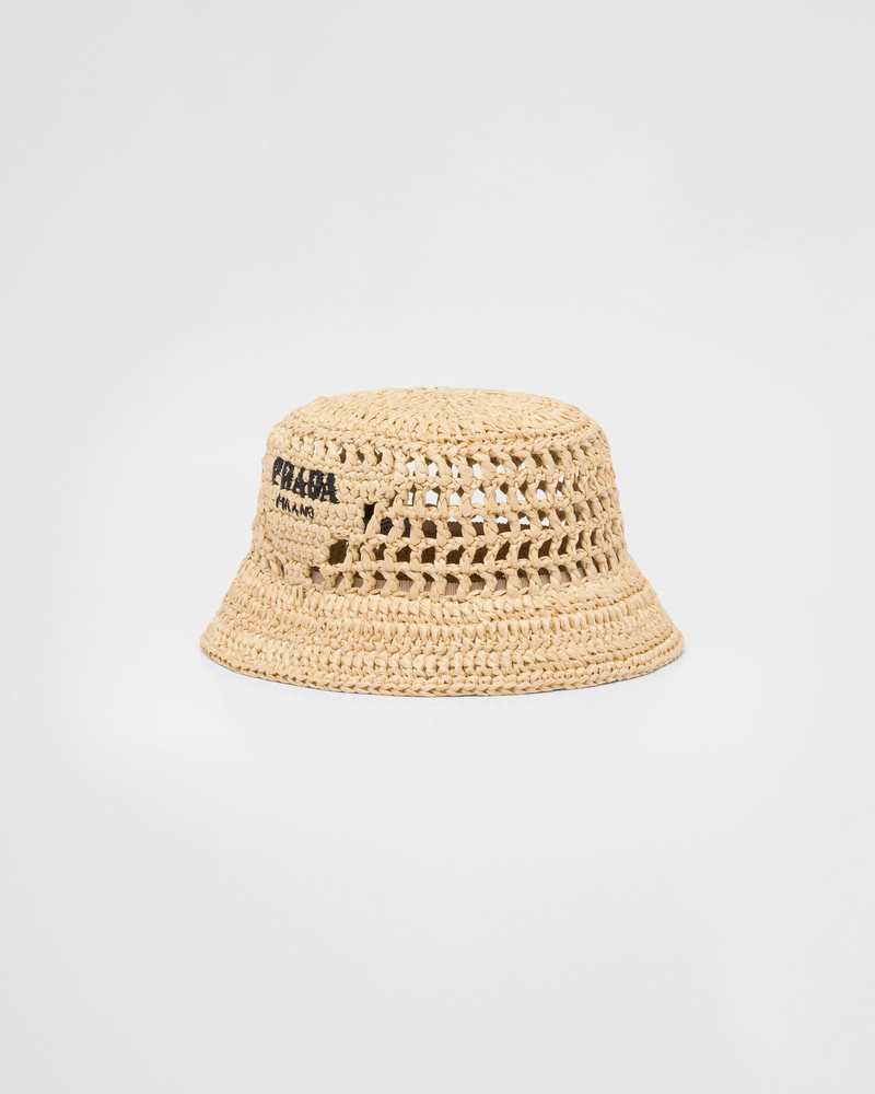 Woven fabric bucket hat 1
