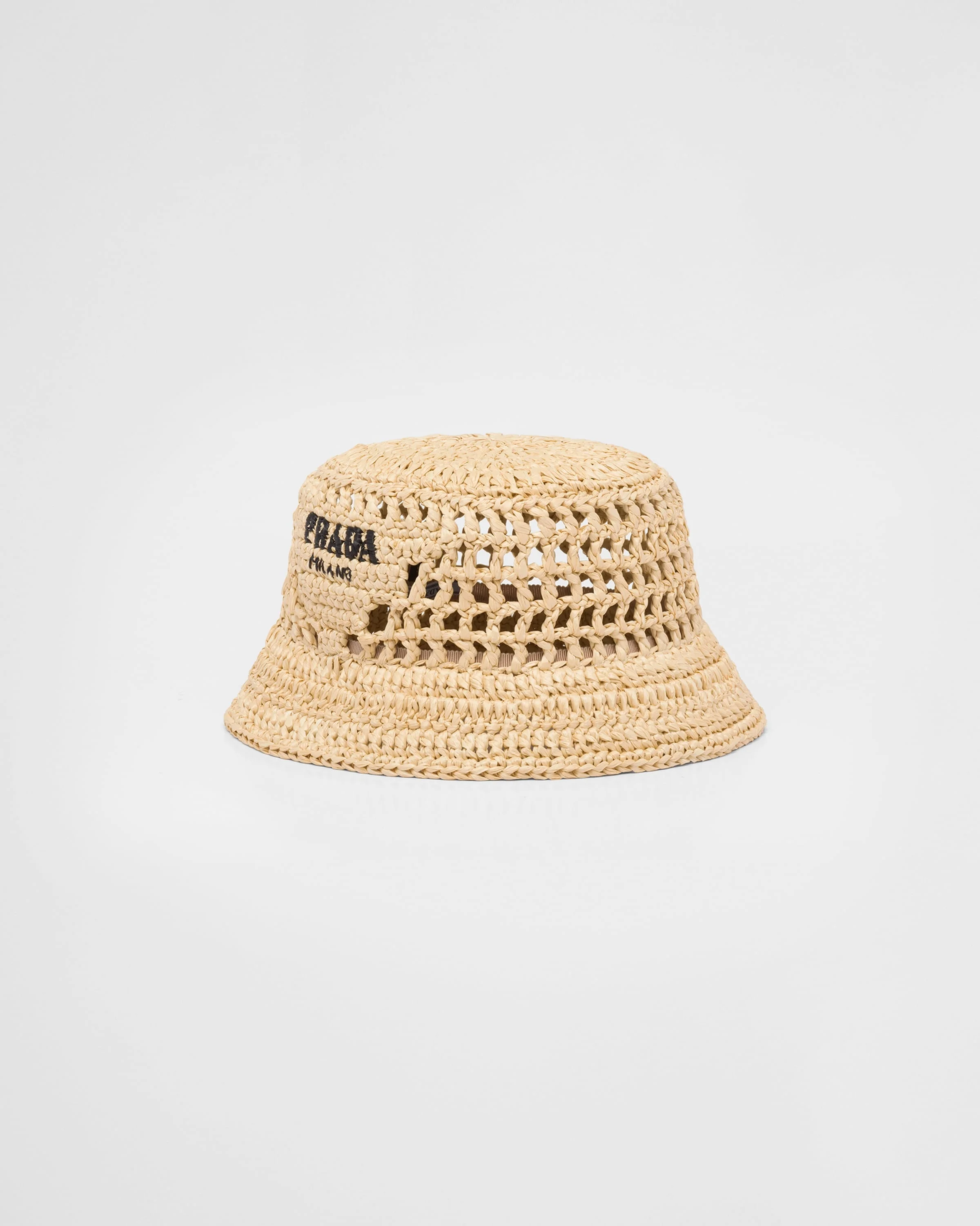 Woven fabric bucket hat - 1