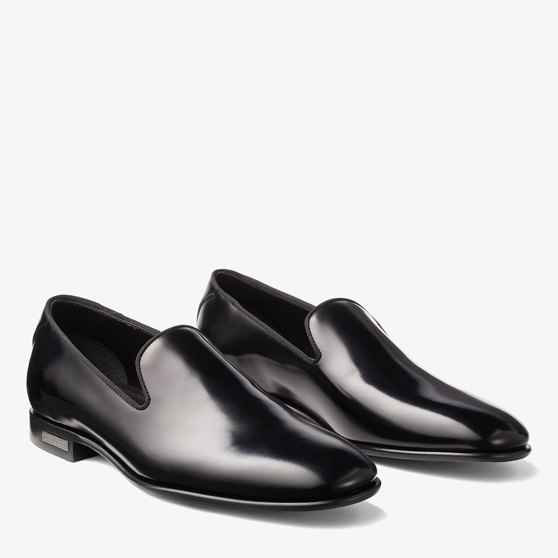 Thame
Black Shiny Calf Leather Slipper - 2