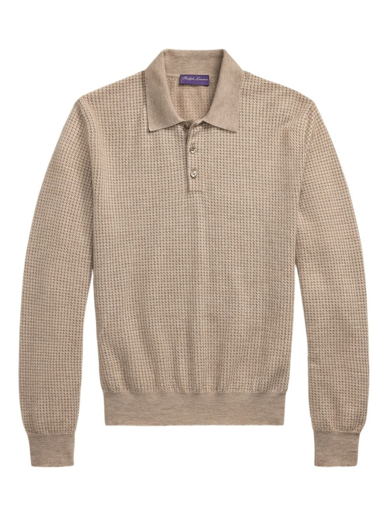 knitted polo shirt 1