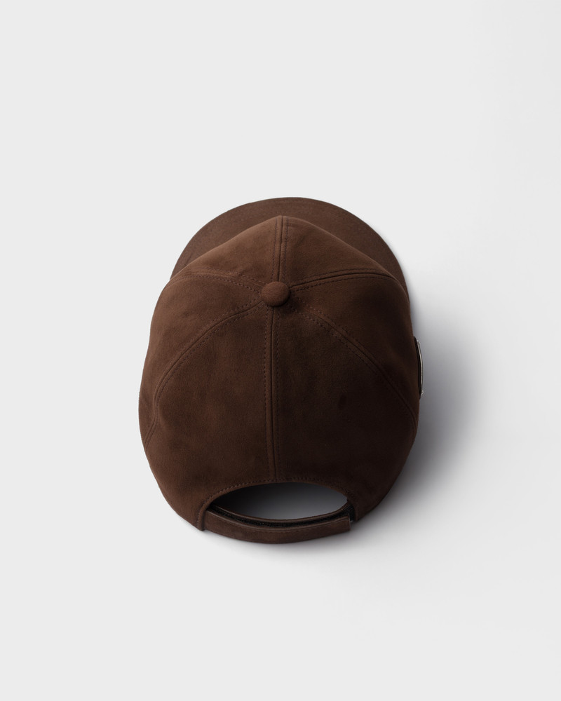 Prada Suede baseball cap outlook