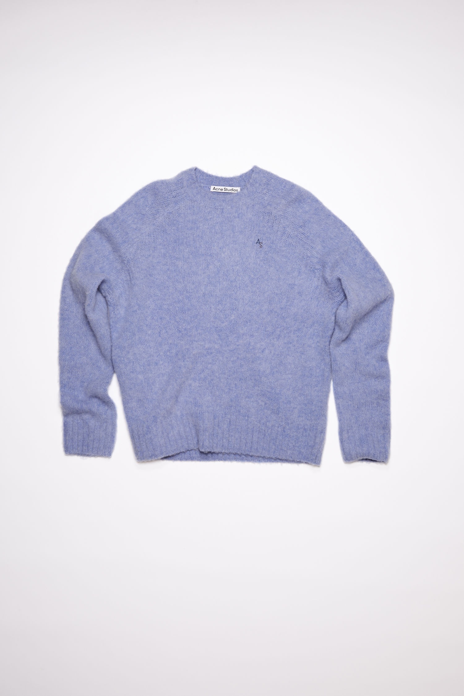 Brushed wool sweater - Cornflower blue - 4