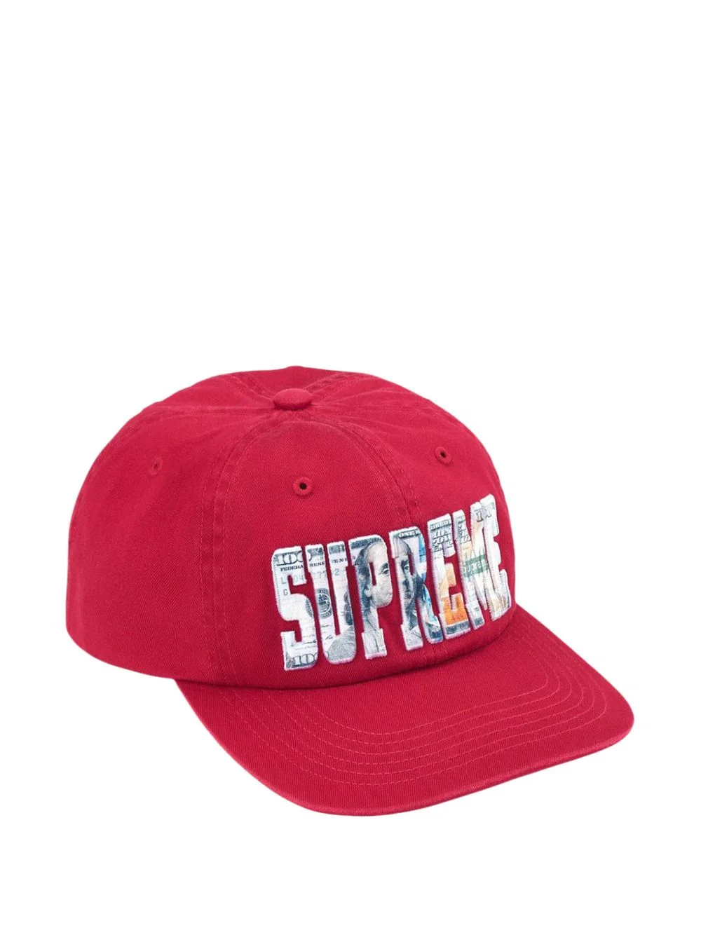 Money logo-embroidery 6-panel hat - 1