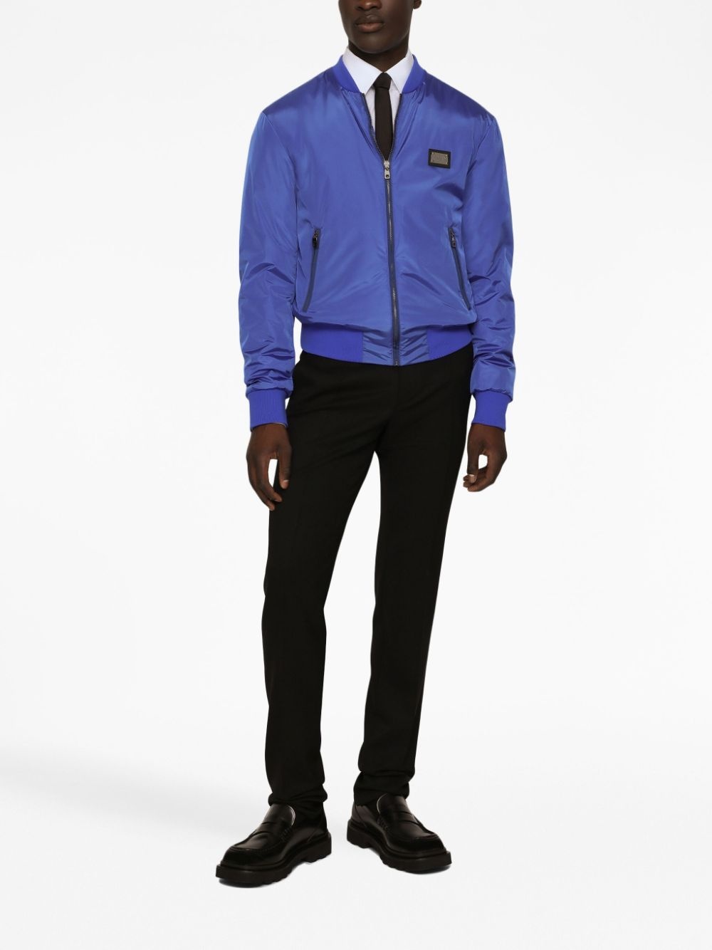DG Essentials logo-plaque bomber jacket - 3