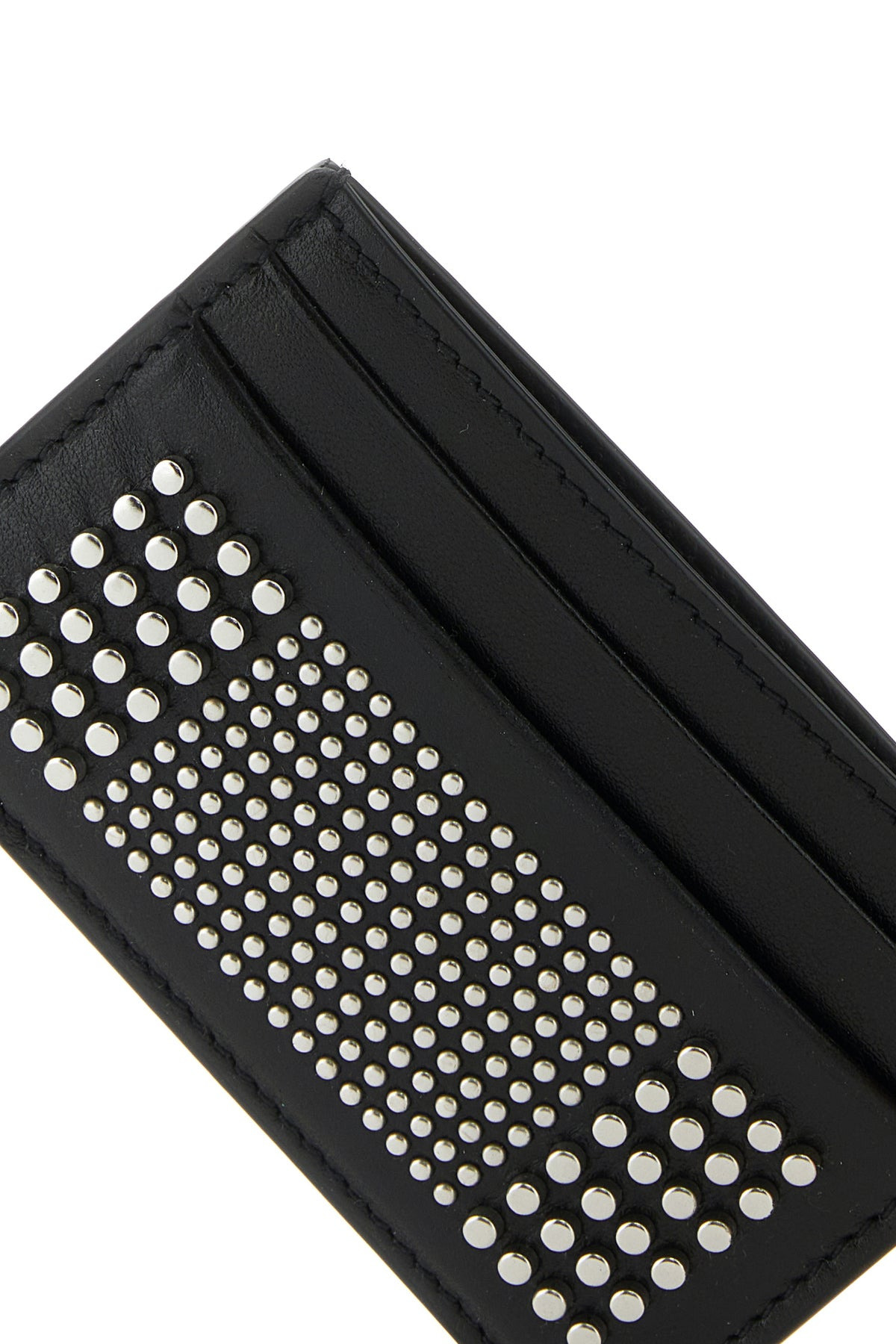 Black leather card holder - 4