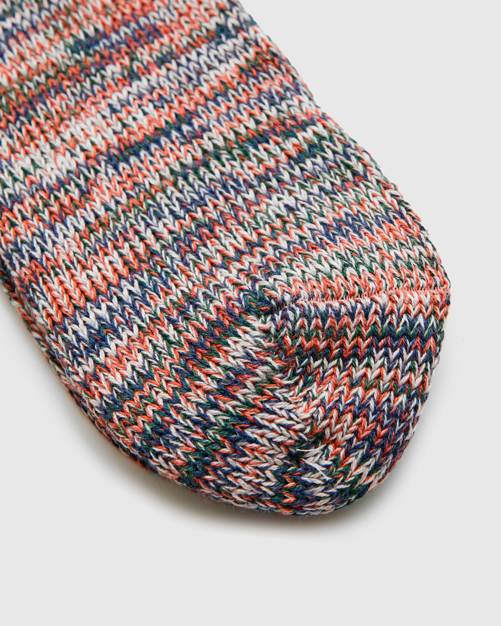 Melange Crew Sock in Anemone - 3