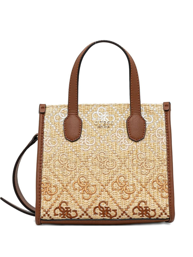logo-lettering tote bag 1