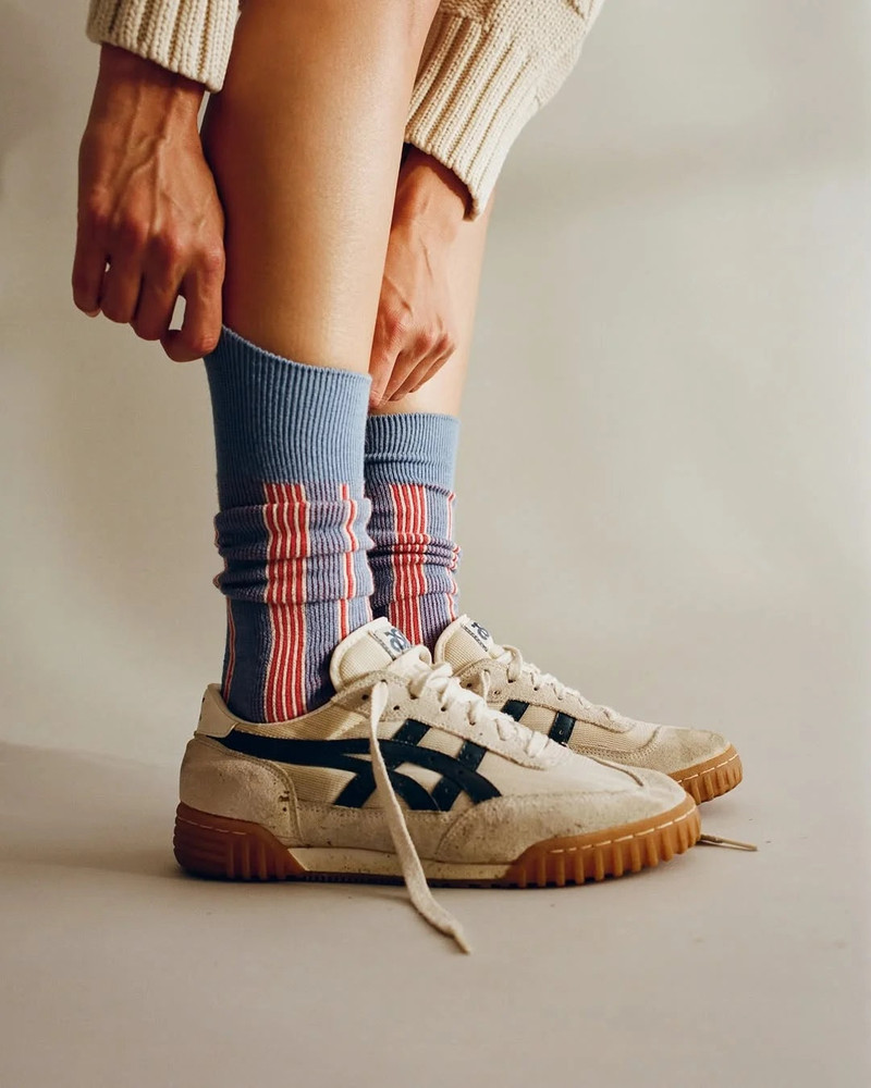 GUEST IN RESIDENCE VERTICAL STRIPE SOCKS outlook