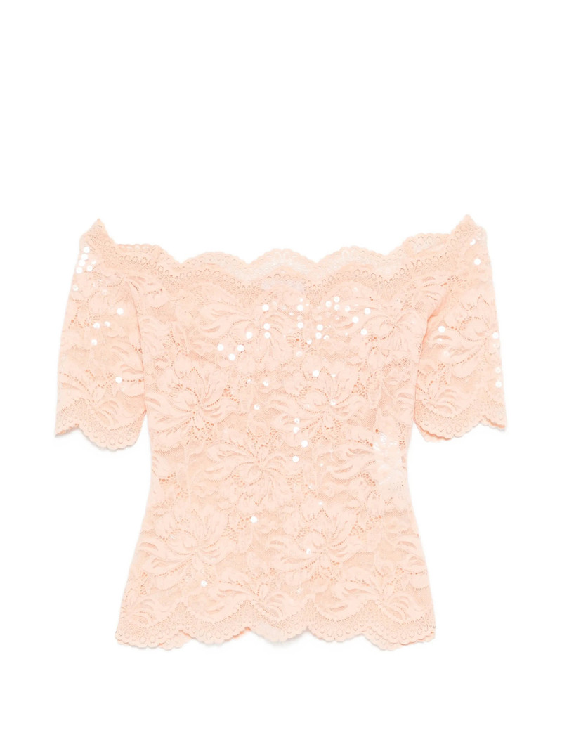 Rabanne Lace Embellished Top 1