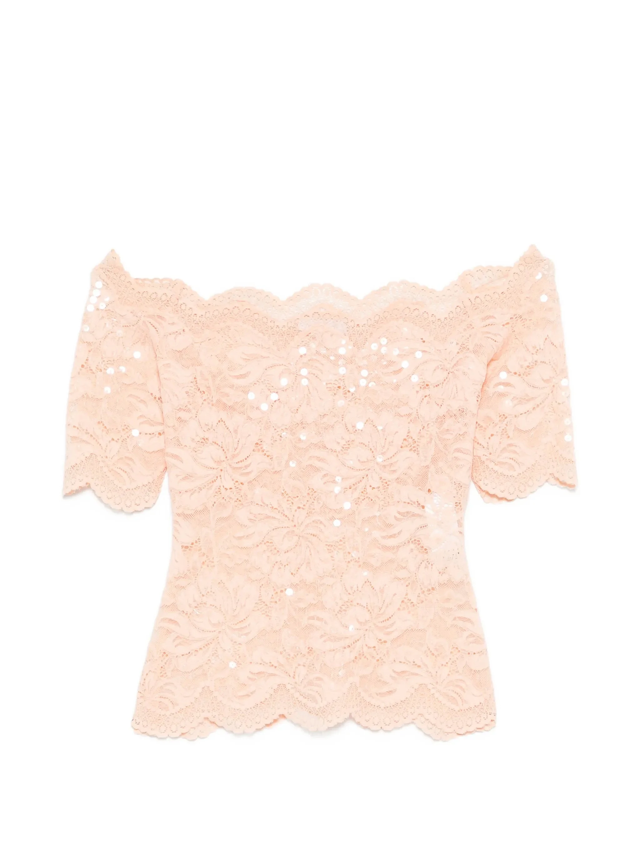 Rabanne Lace Embellished Top - 1