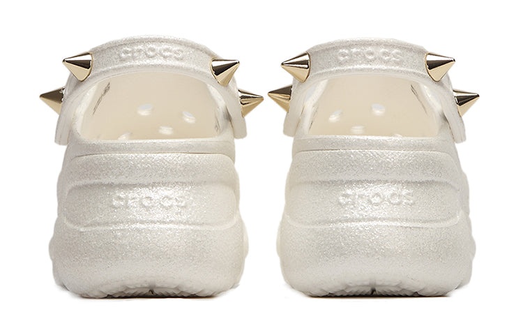 (WMNS) Crocs Outdoor Beach Sports Slippers White 206783-100 - 4