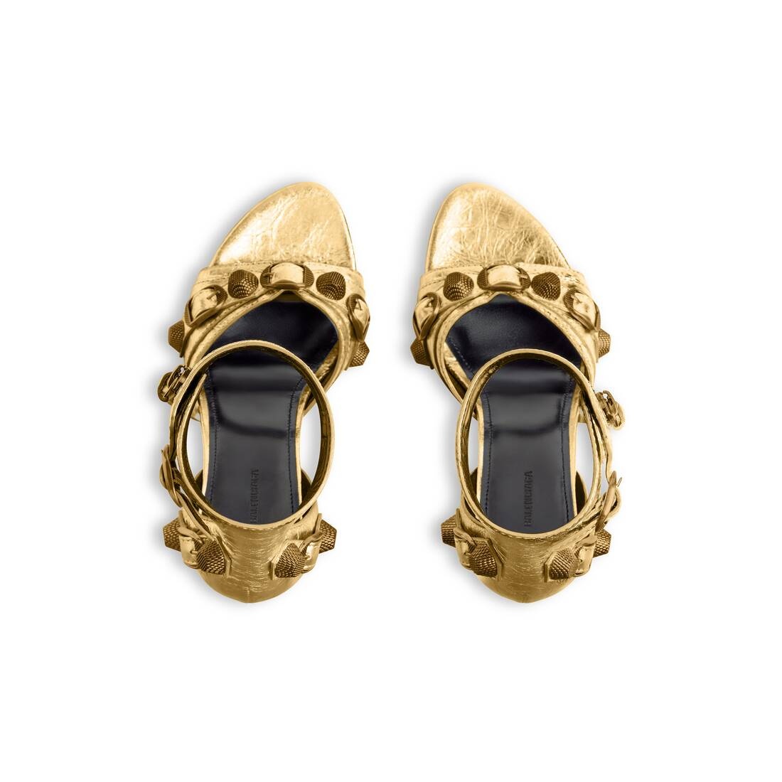Women's Cagole 110mm Sandal Metallized in Gold - 6