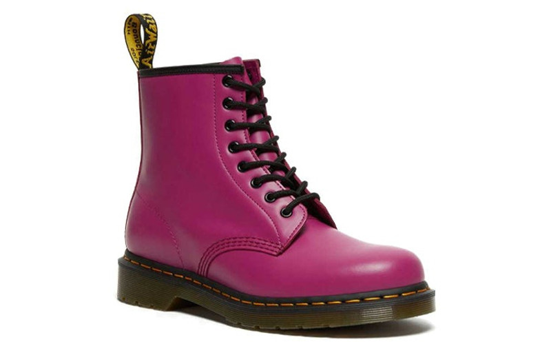 Dr.Martens 1460 Smooth Leather Lace Up Boots 'Pink' 27139673 3