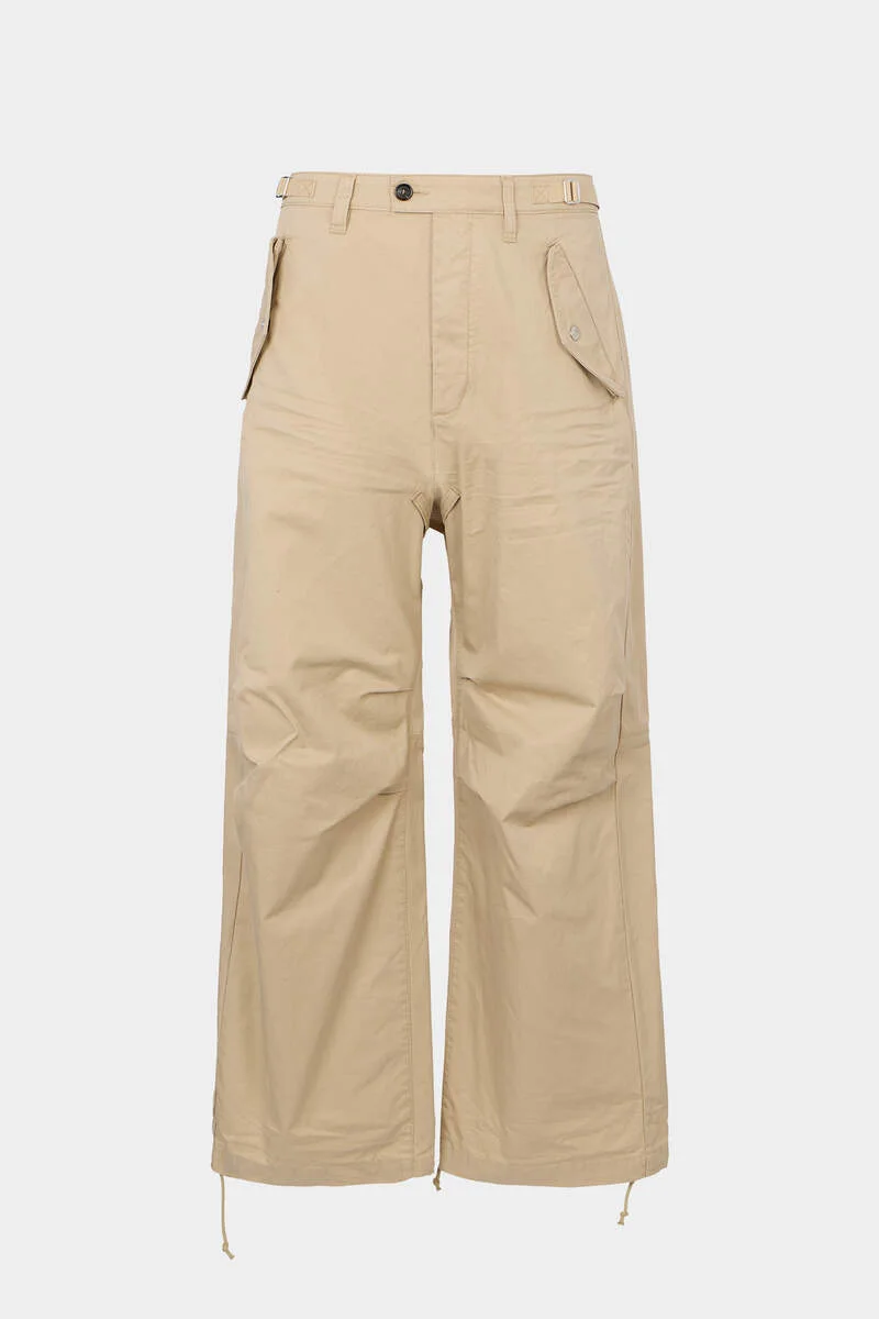 UTILITY2 COTTON WIDE PANT - 1