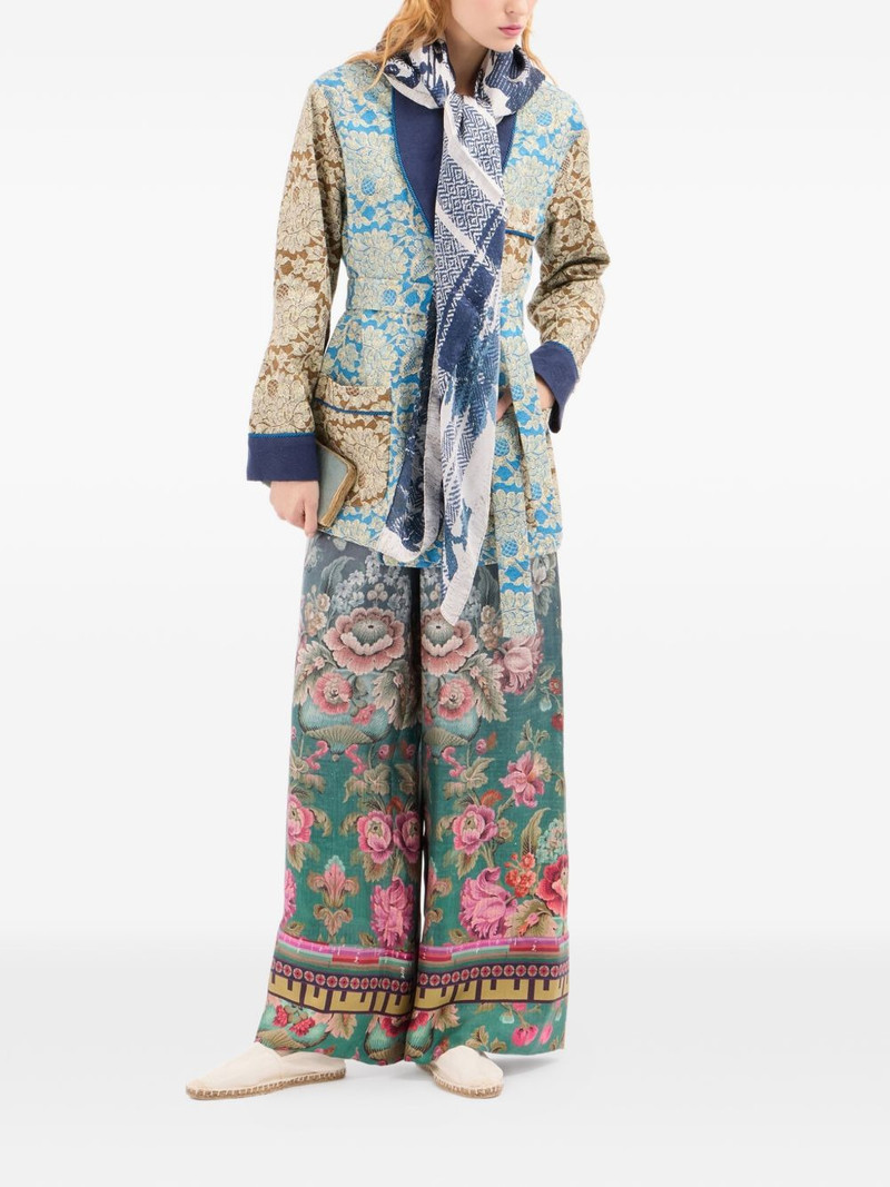 Aloe wide-leg floral trousers 3
